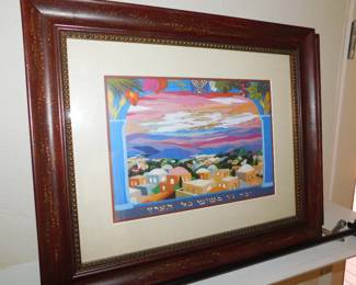SIGNED BRACHA LAVEE "BEAUTIFUL JERUSALEM"