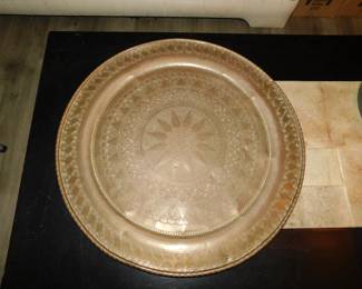 MOROCAN BRASS CHARGER