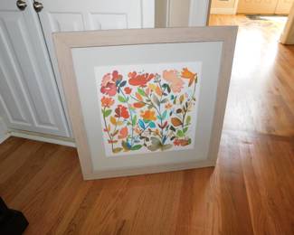 VINTAGE FRAMED WATERCOLOR