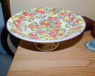 SPRING CHINTZ CENTERPIECE BOWL
