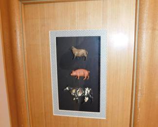 FRAMED 3D FARM ANIMALS