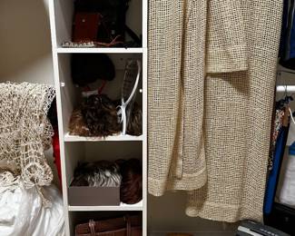 Jute look long curtains, wig collection 