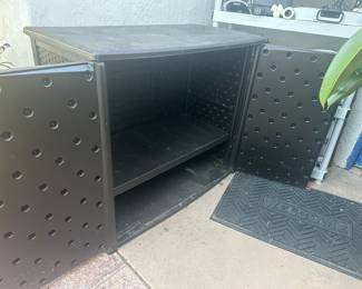 Adjustable shelf super clean inside garden yard storage shed