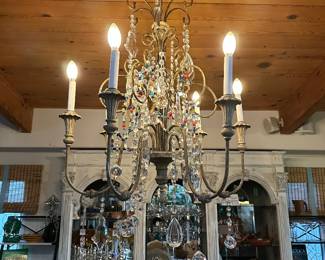 Chandelier IS for sale, crystals sold separately 
