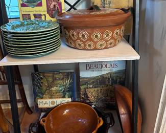 Majolica plates, Mexican pottery dishes