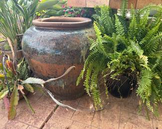 Four feet tall ginormous pottery planter pot