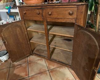 Inside of cabinet shows age 