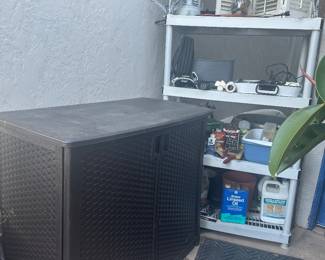 Garden storage shed, household helpers