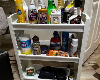 Handy utility shelf have rollers