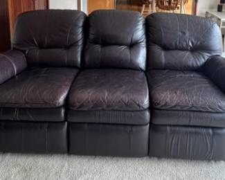 leather sofa
