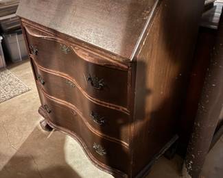 wood secretary desk