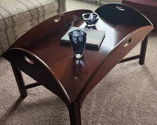 wood coffee table