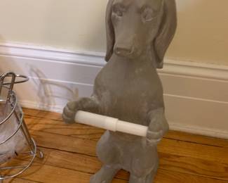 DOGGY TOLIET PAPER HOLDER FOR BATHROOM