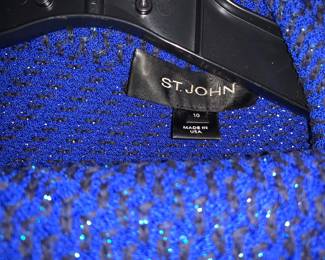ST. JOHNS FORMAL EVENING WARE SIZE 10 - ROYAL BLUE WITH SEQUINS