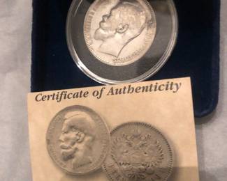 COMMERATIVE SOLID 100% COIN SILVER