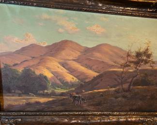 Coutts painting California Impressionist $2400