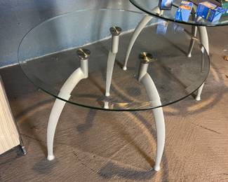 Pair of Roche Bobois occasional tables 100 each