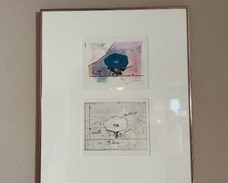JIm Dine $800 pansies lithograph