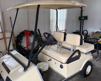 Gas powered golf cart