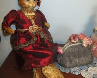 Kathrines Collection Victorian Cat Doll