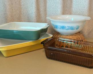 Glassbake, Pyrex, Anchor Hocking, Cerutil