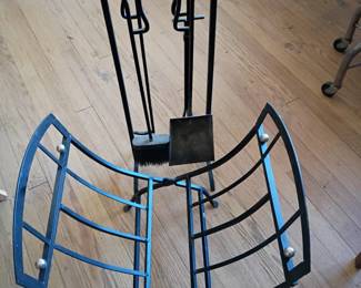 Fireplace Tools & Log Holder