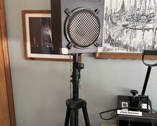 Pair of Monitor Speakers on Stands
