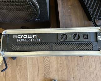 Crown Power-Tech Amplifier in Road Case
