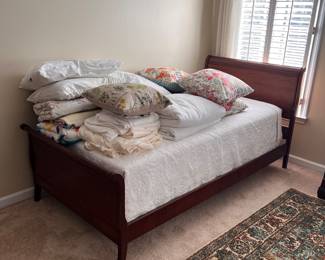 Antique twin sleigh beds