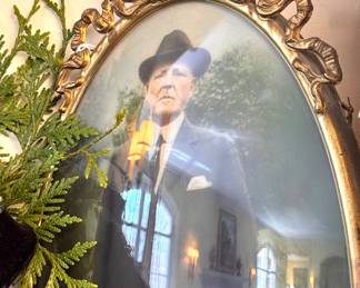 ($100- Antique, convex framed photo)