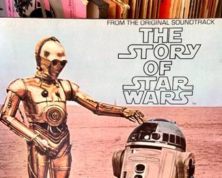 Collection of vintage vinyl, CDs, DVDs. Shop these items in person! SOLD - STAR WARS