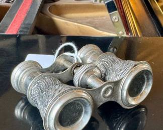 These were an exciting find!  ($200 Antique Opera Glasses by French manufacturer C.M.C.)