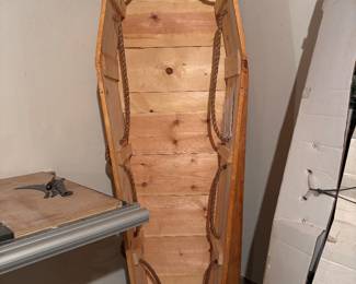 Handmade coffin with lid