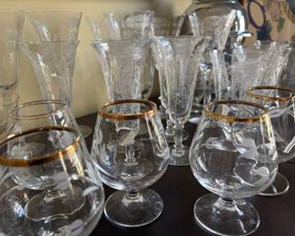 Antique glassware