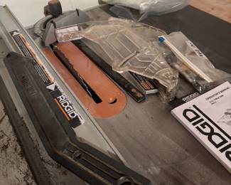 Rigid Table Saw with stand/table