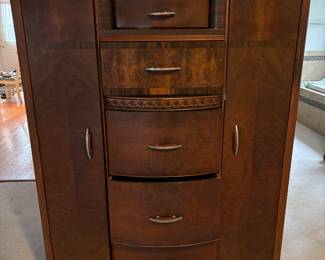 Art Deco waterfall wardrobe 