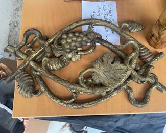 Vintage Cast Iron Rustic Wall Pieces