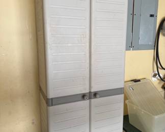 	#116		Rubermaid 18x69" Storage Cabinet	 $ 50.00 		