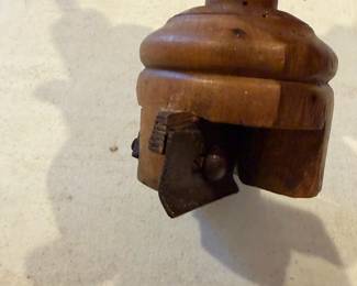 	#74	KW	Antique Unmarked Bannister Beech Plow Plough Plane Carpentry Tool -- 10x4. - *FIRM*	 $ 125.00 		