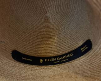 	#83	KW	NEW, unworn Vintage Helen Kaminski Australi Staw Hat - "Newport Wide Brim" Medium w/box 100% Raffia *FIRM*	 $ 125.00 		