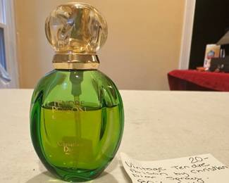 	#100	RA	Vintage Tendre Poison by Christian Dior spray 30 mL/1 ounce 80% full 	 $ 20.00 		