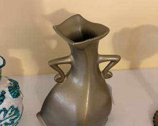 	#24		Signed Micheal Lambert Dancing Vase 10x6	 $ 45.00 		