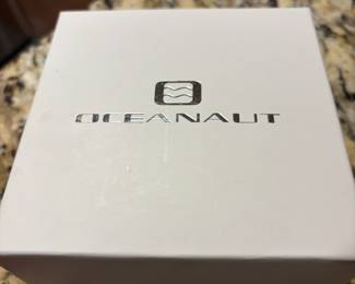 	#52		Oceanaut Loyal OC2122 Chronograph Mens Watch - Stainless Steel Black w.Diver Silicone Band - NEW w/box	 $ 175.00 		