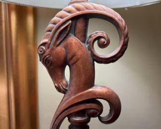 	#2		Heavy Metal Cast Animal Buffet Lamps -  34 inches tall 	 $ 200.00 																							