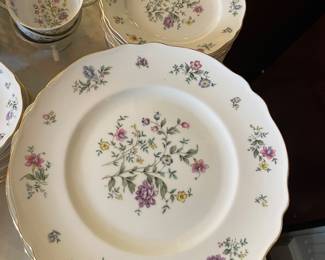 	#34		Franconia - Millefleurs Bavaria Germany Set of 12 (missing one cup) w 5 derving dishes	 $ 220.00 		