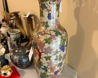 	#26		24" Ceramic Grape Vase w/Arrangement	 $ 35.00 		