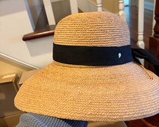 	#83	KW	NEW, unworn Vintage Helen Kaminski Australi Staw Hat - "Newport Wide Brim" Medium w/box 100% Raffia *FIRM*	 $ 125.00 		