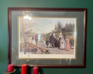 	#46		Sunday morning in sleepy hollow print -  44x34 	 $ 60.00 		