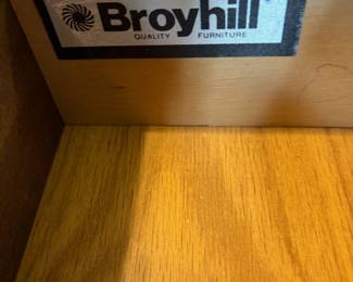 	#8		Broyhill Wood Coffee Table - as is finish -  28 x 48 x 19 	 $ 35.00 																							