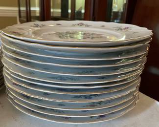 	#34		Franconia - Millefleurs Bavaria Germany Set of 12 (missing one cup) w 5 derving dishes	 $ 220.00 		